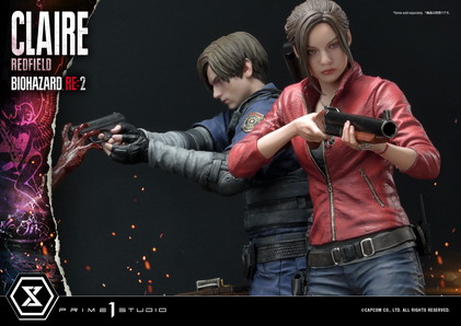 バイオハザード RE:2』のレオンとクレアがジオラマタイプのスタチュー