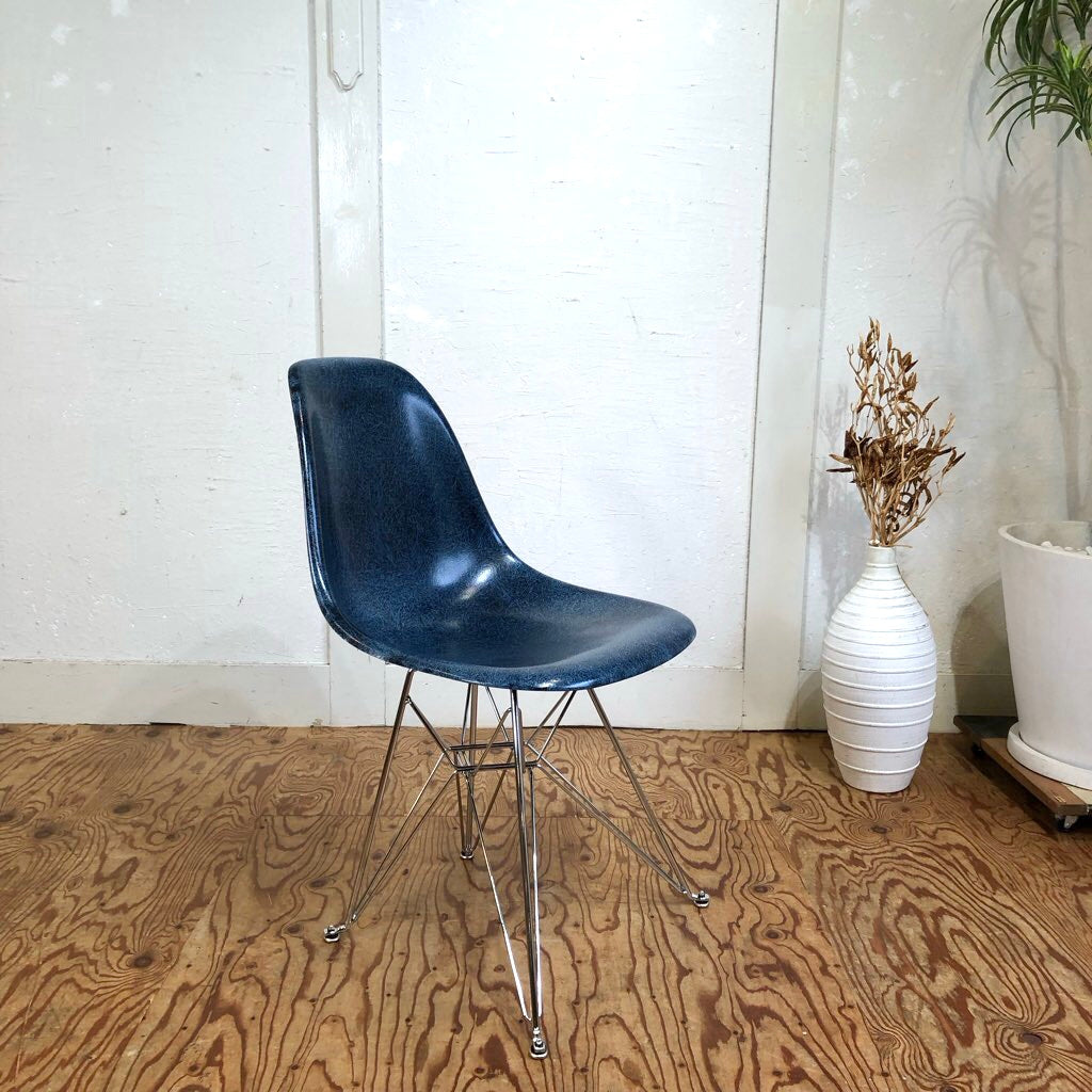 モダニカ / MODERNICA サイドシェルチェア FRP インディゴ チャールズ