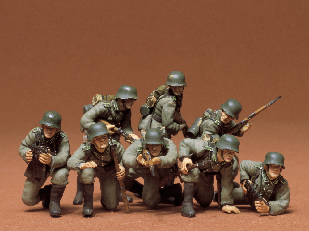 1/35 ドイツ歩兵 進撃セット: スケールモデル｜TAMIYA SHOP ONLINE