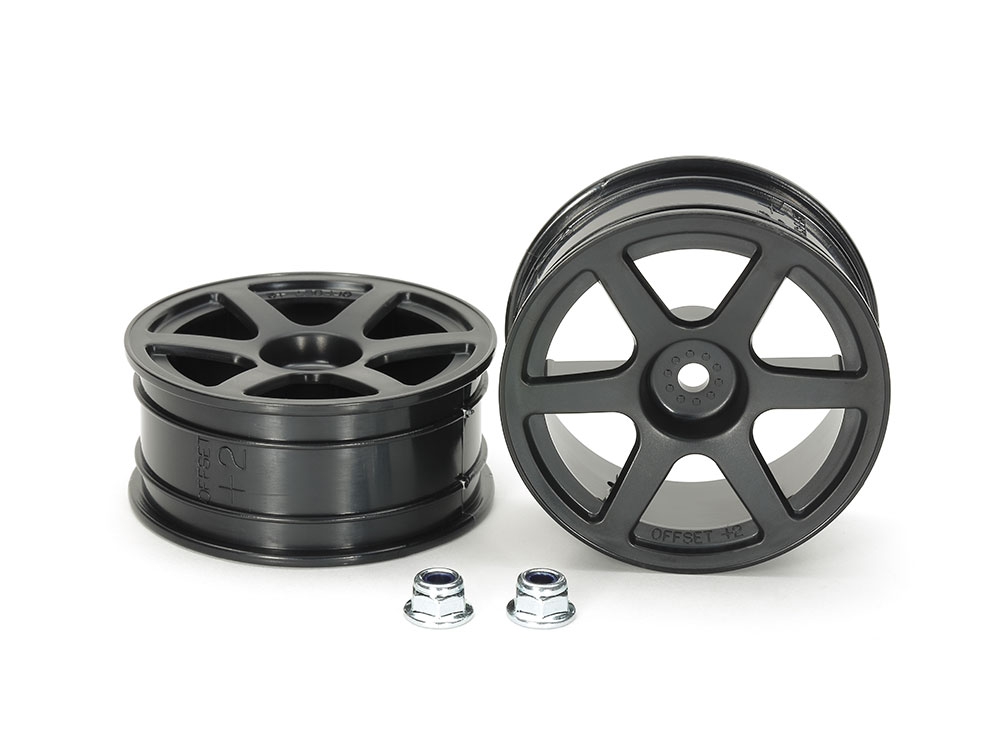 OP.453 ミディアムナロー6本スポークホイール(+2): RCモデル｜TAMIYA