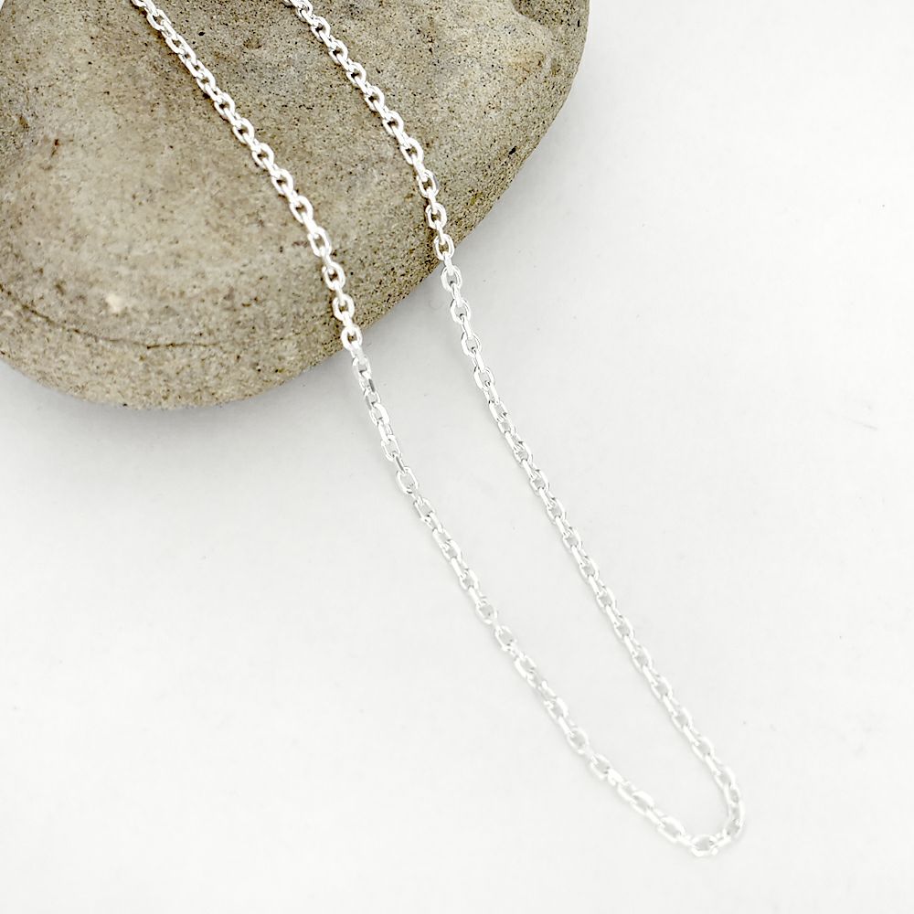 LARRY SMITH ラリースミス ネックレス S 50センチ 未使用 SILVER CHAIN