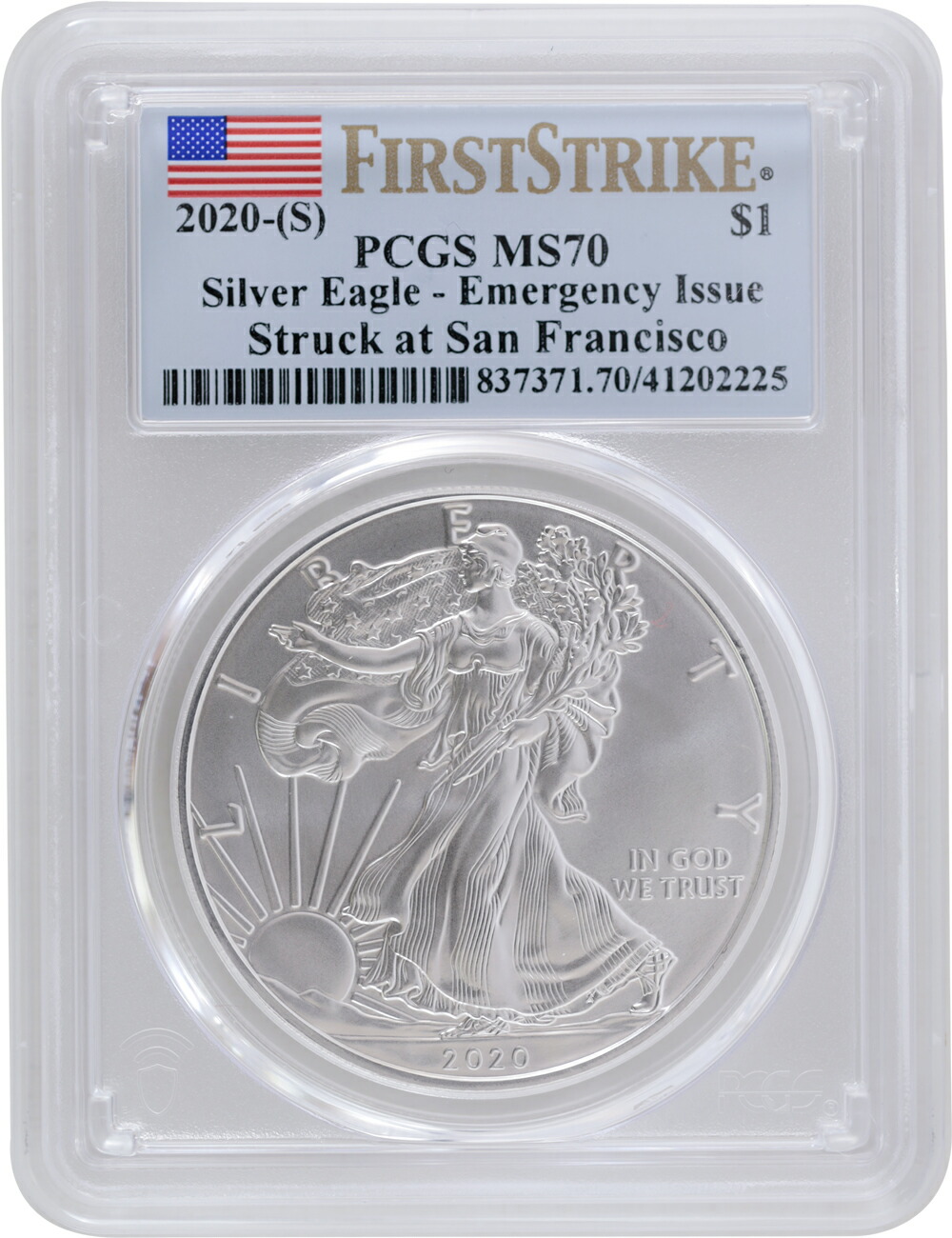 楽天市場】即納・追跡可 新品未使用 2010 アメリカ イーグル銀貨1
