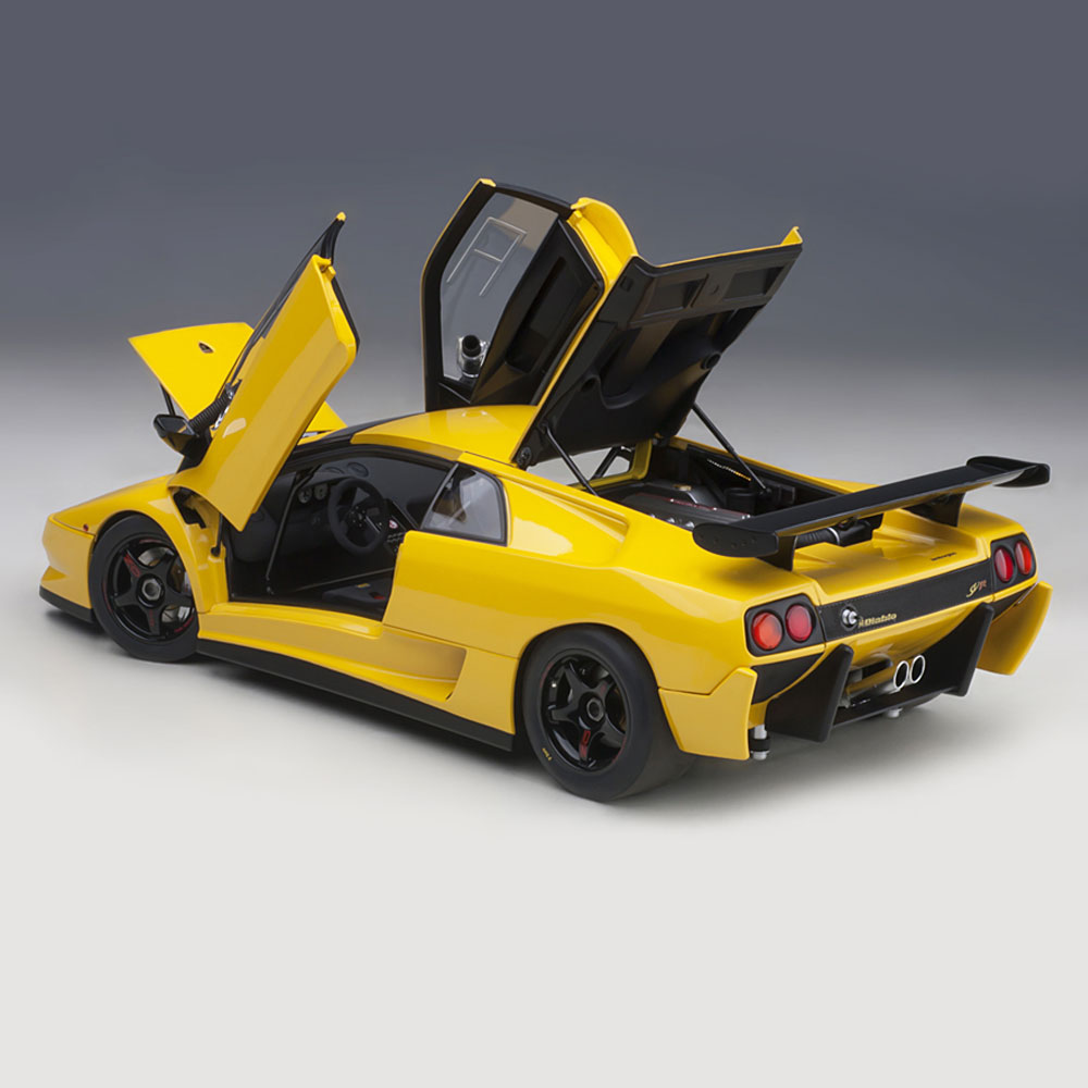 楽天市場】ミニカー 1/18 ランボルギーニ ディアブロ SV-R イエロー