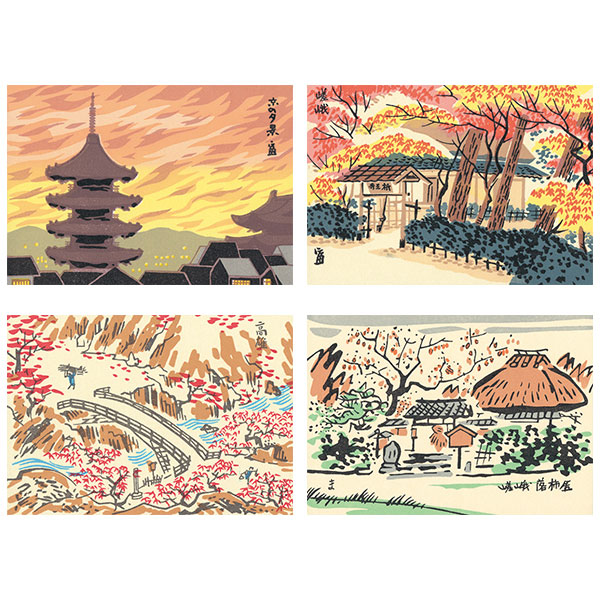 楽天市場】徳力富吉郎 tkr-a-004 絵はがき「京風景(4)」メーカー取寄品