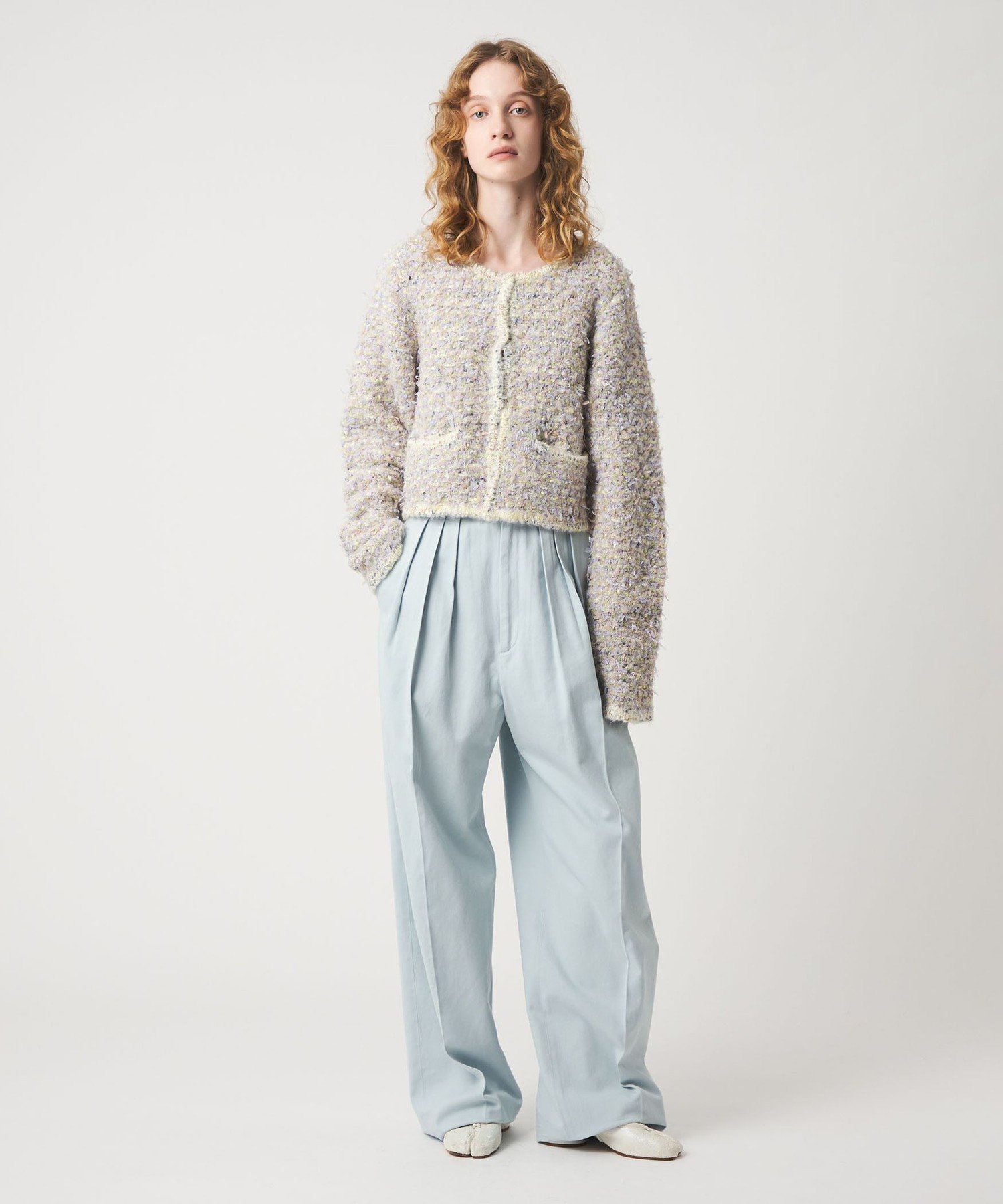 roku 6 ニットカーディガン Beauty & youth BEAUTY&YOUTH UNITED ARROWS｜<6(ROKU)>ミックス ニット カーディガン