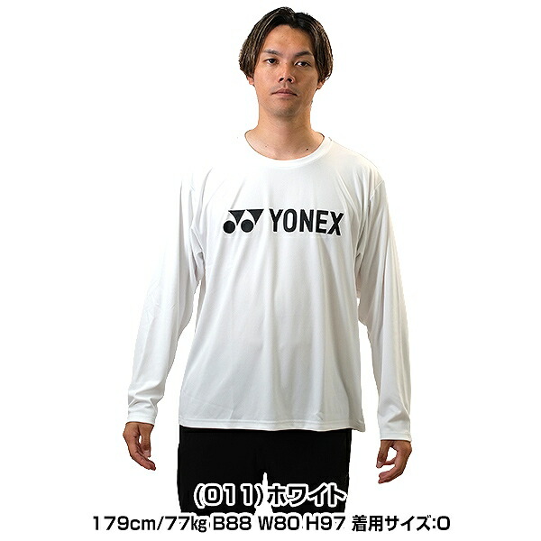 楽天市場】ヨネックス テニス バドミントン ユニロングスリーブTシャツ