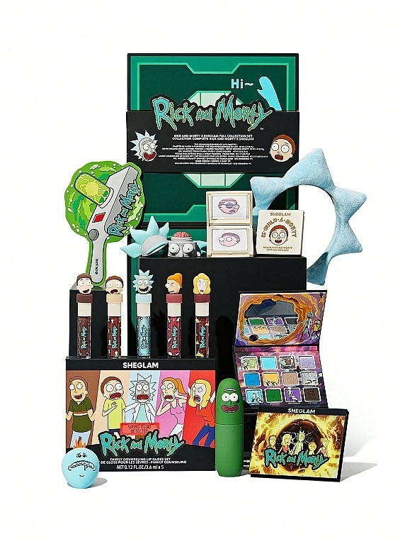 Набор, 8 продуктов - Sheglam Rick and Morty X Sheglam Full
