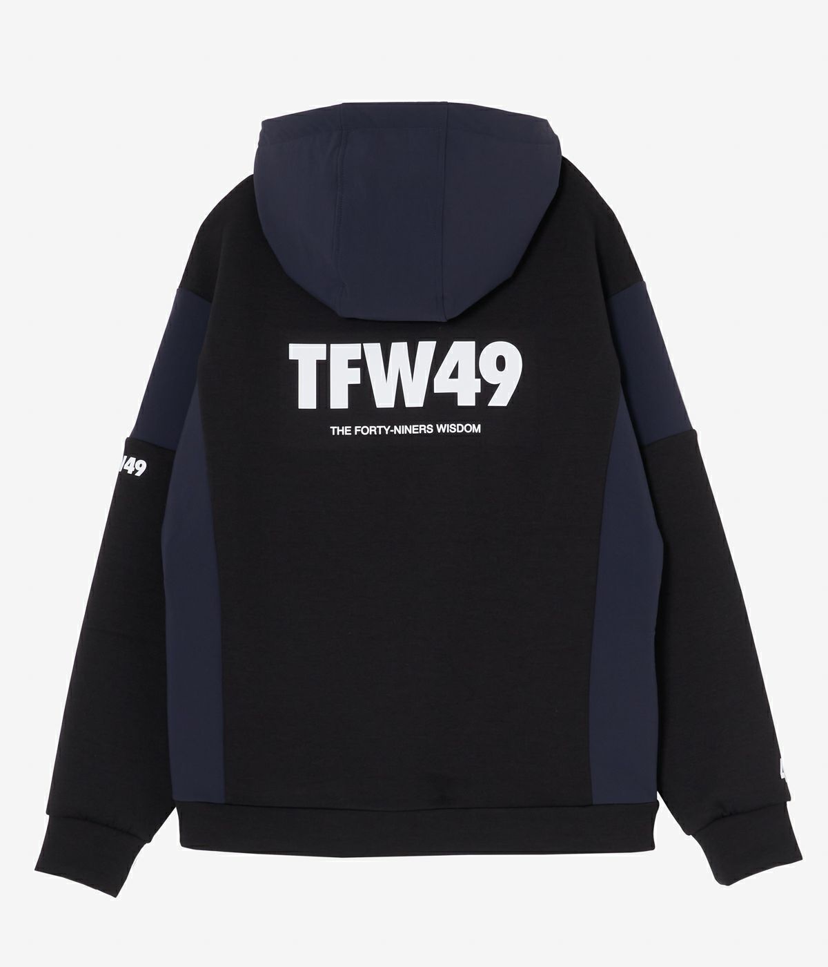 TFW49 - CARDBOARD MATERIAL HOODIE | パーカー | ブラック×ダーク
