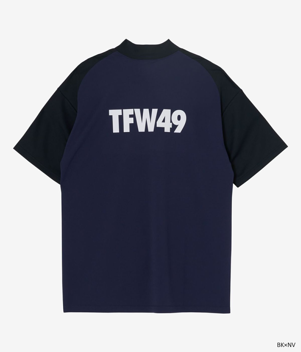 TFW49 - RELAX MOCK NECK T | モックネックシャツ | ブラック×ネイビー
