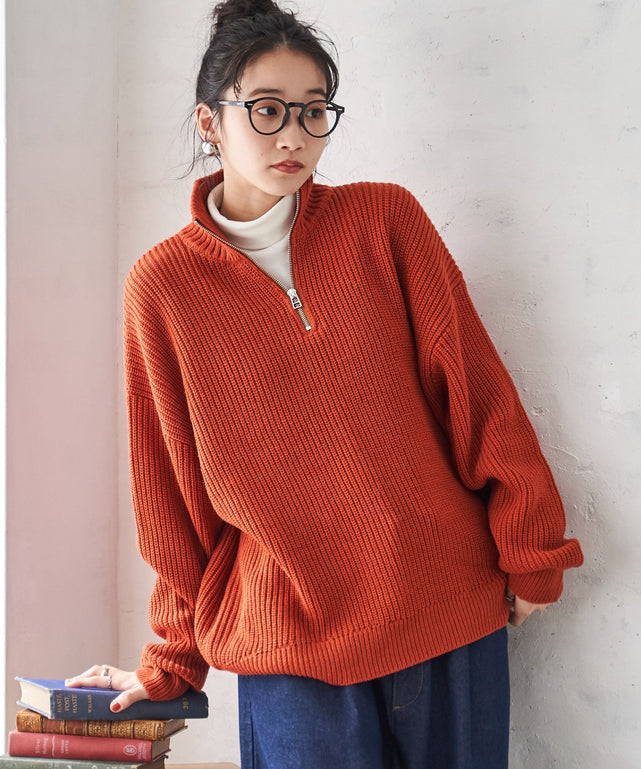 オーバーフィットハーフジッププルオーバー – WEGO ONLINE STORE