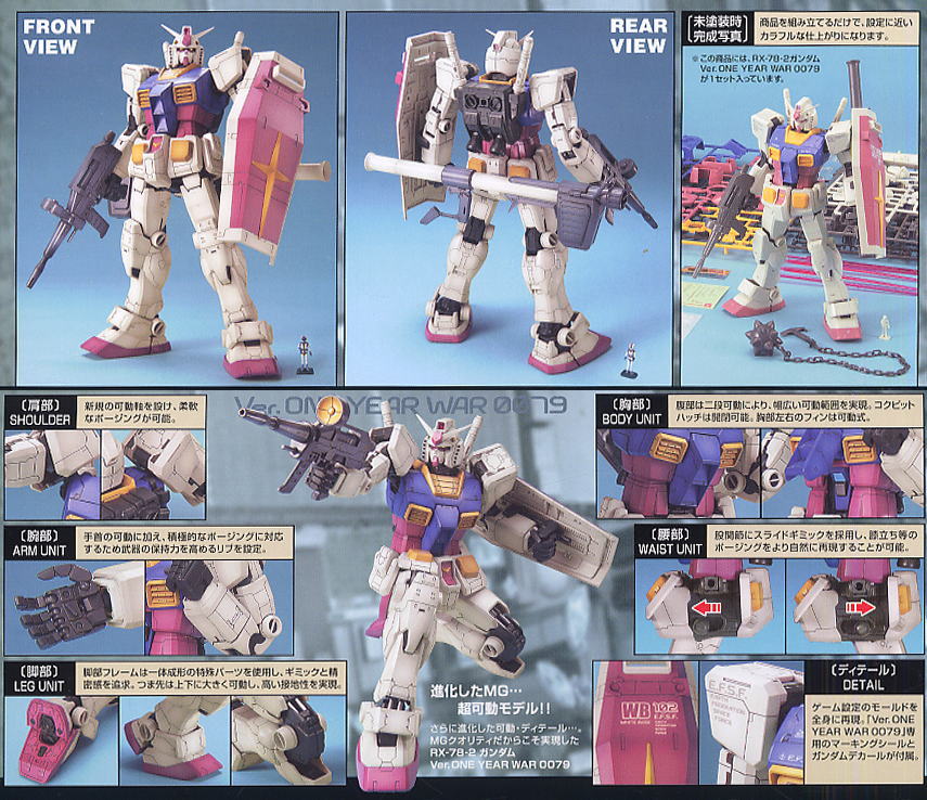 RX-78-2 ガンダム (ONE YEAR WAR 0079版) (MG) (ガンプラ) - ホビー