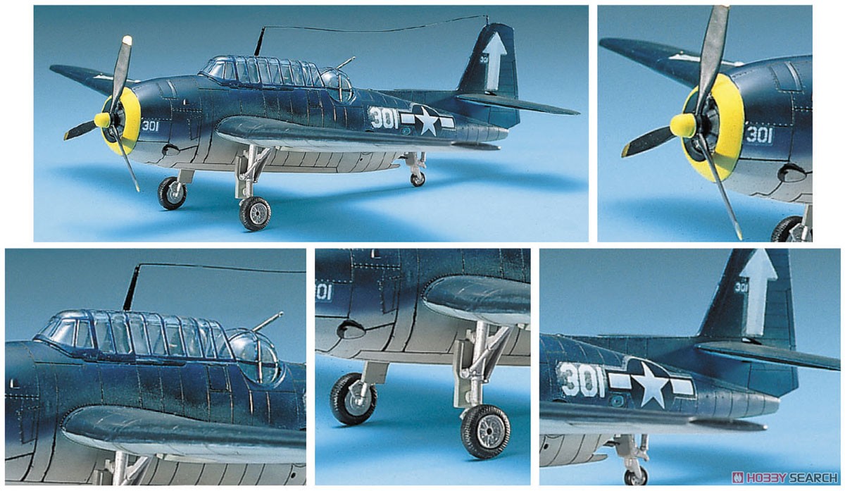 アメリカ海軍 雷撃攻撃機 TBF-1 `アヴェンジャー` (プラモデル