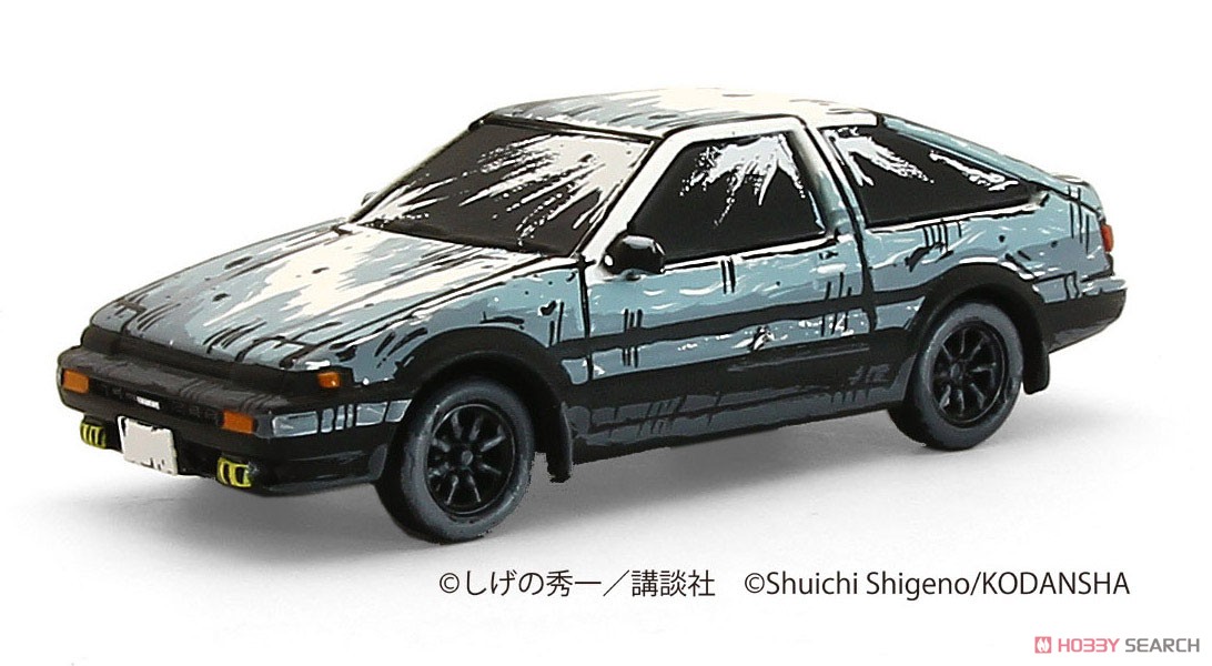 イニシャルD 漫画風塗装エディション 3台セット (ミニカー) - ホビー