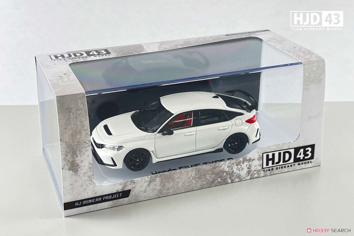 ホンダ シビック TYPE R (FL5) チャンピオンシップホワイト (ミニカー