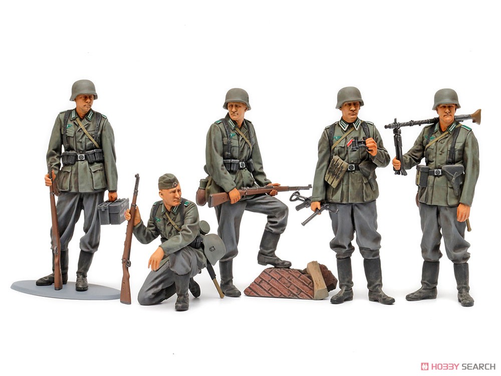 ドイツ歩兵セット (大戦中期) (プラモデル) - ホビーサーチ ミリタリー