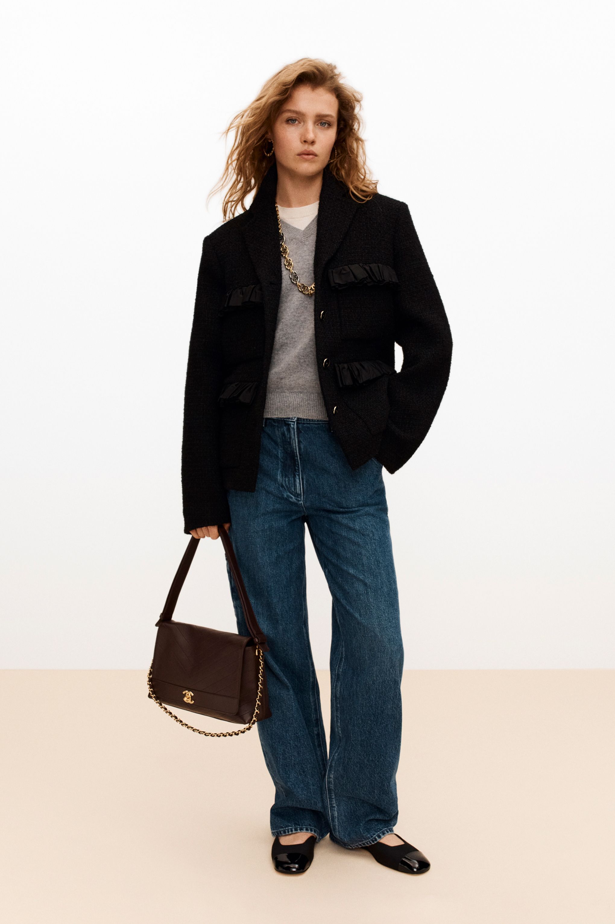 ジーンズ - ウォッシュド デニム、ブルー — ファッション | CHANEL