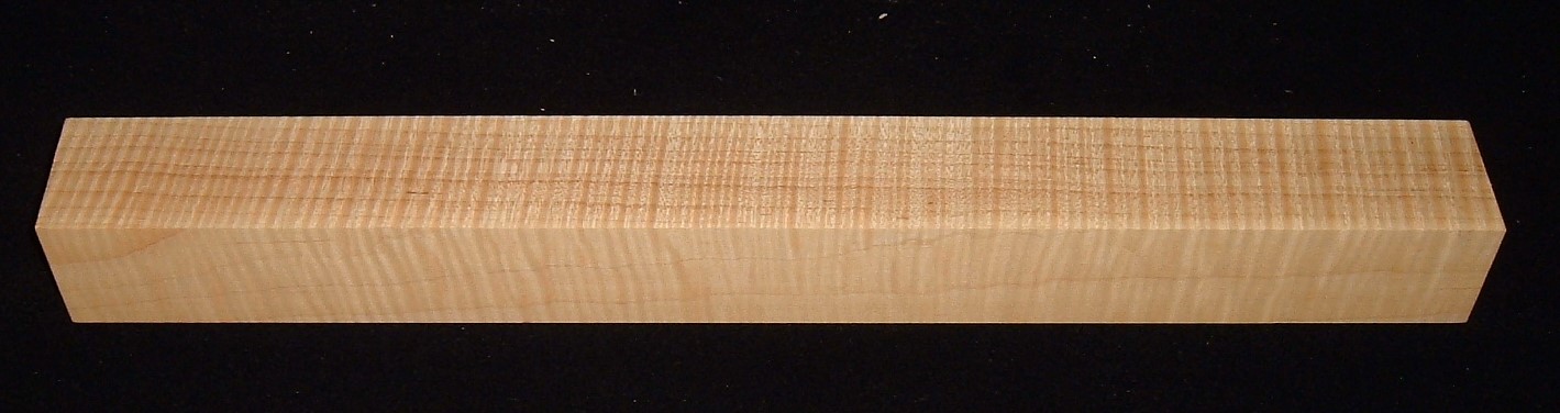 Curly Tiger Figured Maple Turning Wood Squares