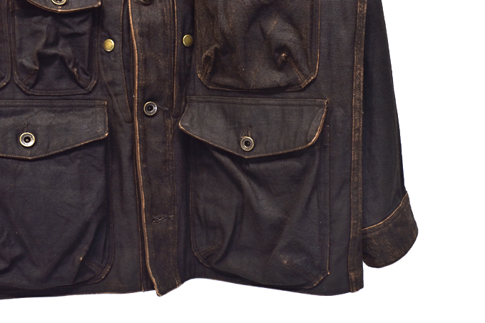 MUD DYED FIELD JACKET / Brown | TAKE & SONS（テイクアンドサンズ