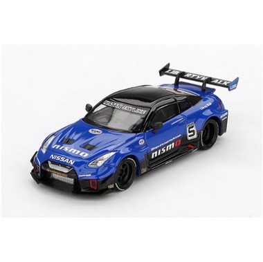 1/64 LB-Silhouette WORKS GT Nissan 35GT-RR バージョン2 ブルー (右