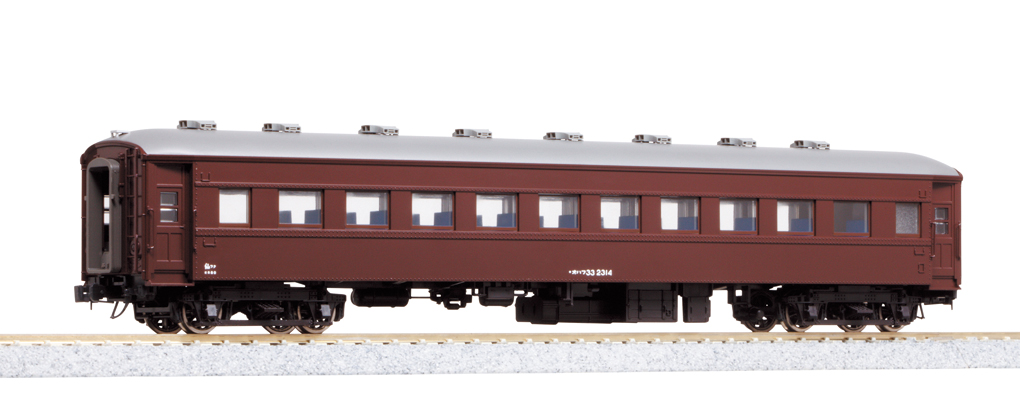 KATO鉄道模型オンラインショッピング (HO)オハフ33 茶: □現在販売中の