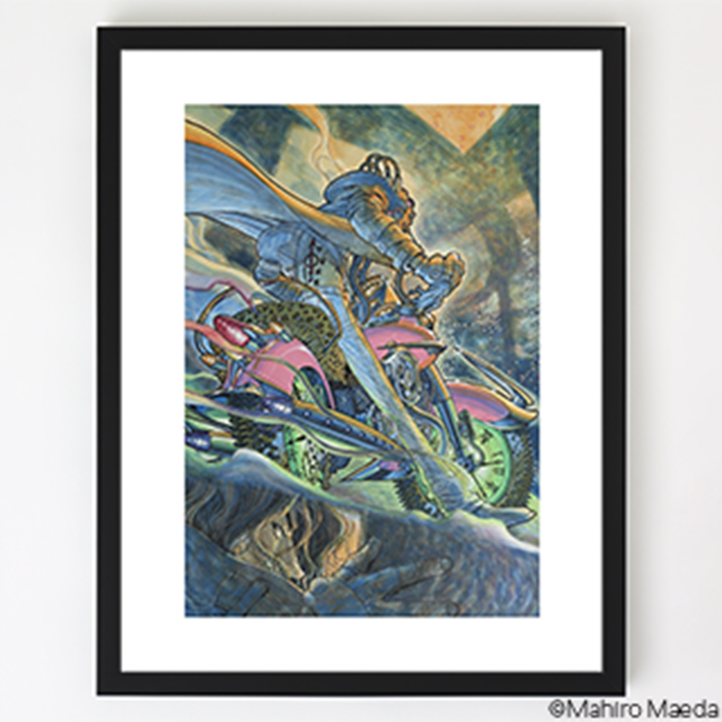 雑 前田真宏 雑画集』発売記念アート展】額装高精彩複製画E（Rock To