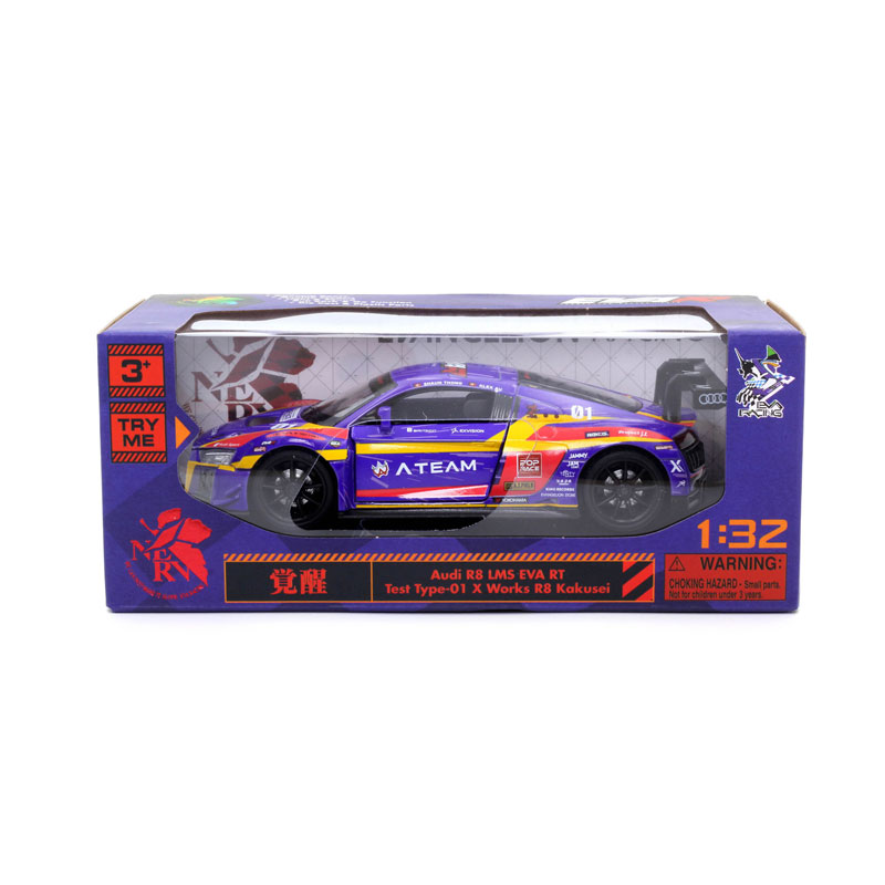 エヴァレーシング1/32ダイキャストカーAudi R8 LMS エヴァ RT 初号機