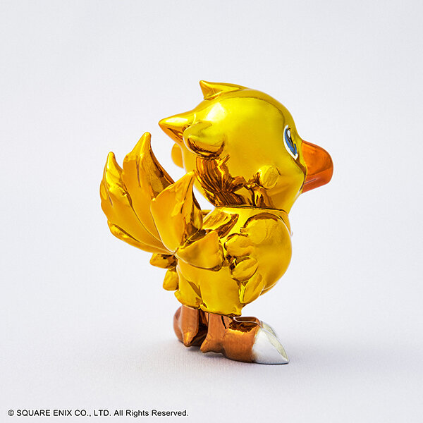 FF』金色に輝く「チョコボ」が可愛い…！おなじみキャラが光沢感抜群で