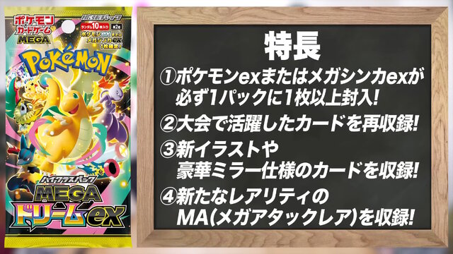 ポケカ』年に一度のハイクラスパック「MEGAドリームex」発売