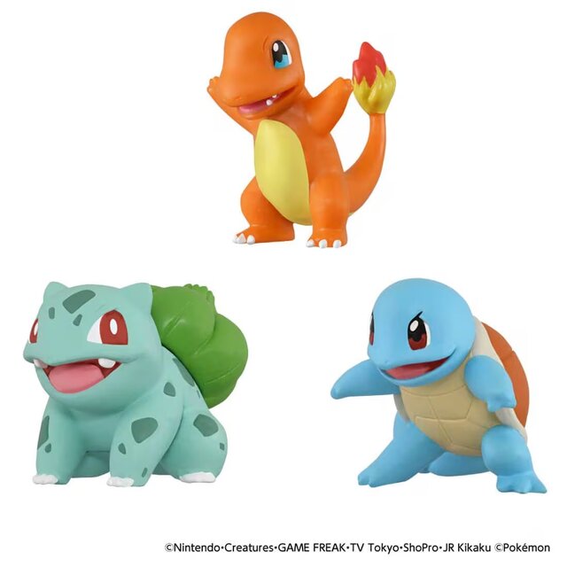 ポケモン』カントーからパルデアまで旅立ちの3匹がセットで勢揃い！30