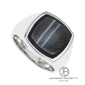 クッション リング ブルーホークアイ[100306] Cushion Ring Blue Hawk