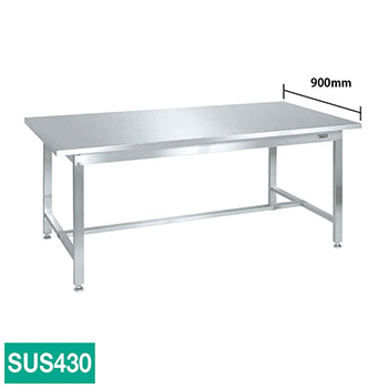 SUS4-187N サカエ ステンレス作業台 SUS430天板 高さ740 幅1800 奥行