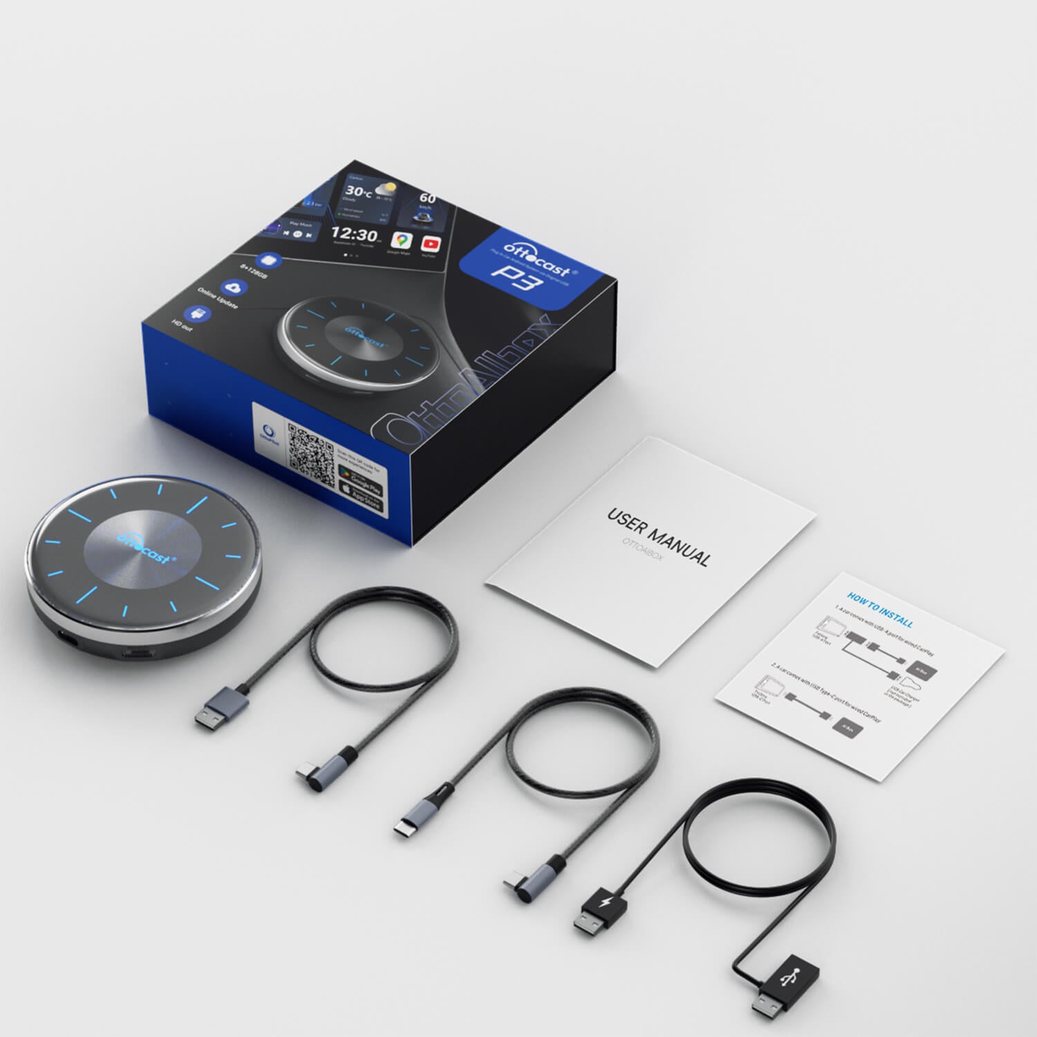 Ottocast PICASOU 2 Pro AI Box With HDMI Input and Output