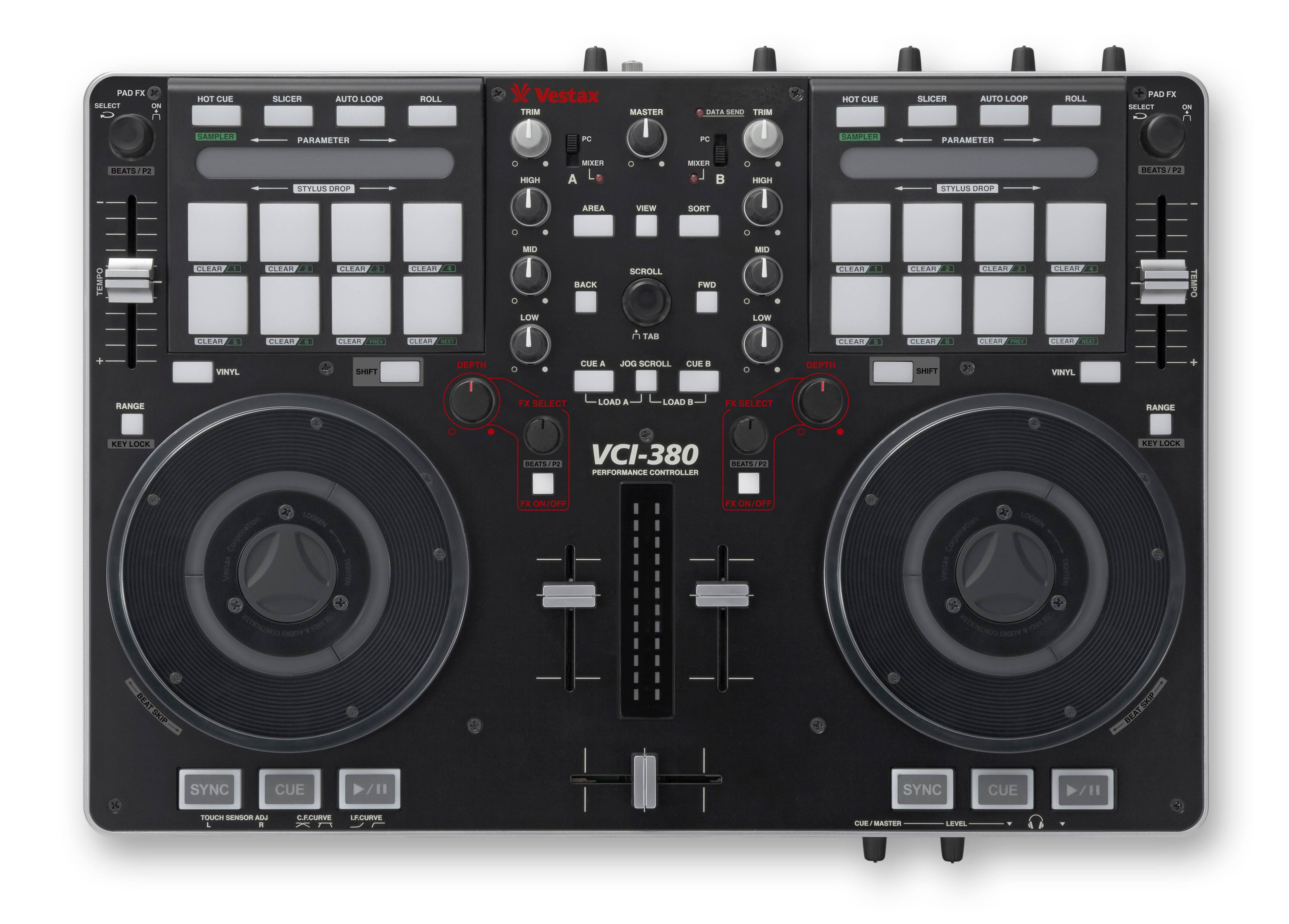 SERATO DJが無償でついてくる。ベスタクスが誇るハイグレード機VCI-380!