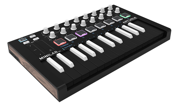 ArturiaのMIDI鍵盤MINILAB MK2 INVERTEDをご紹介いたします。