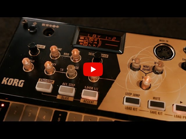 KORGのリズムマシン、volca drumのご紹介です。