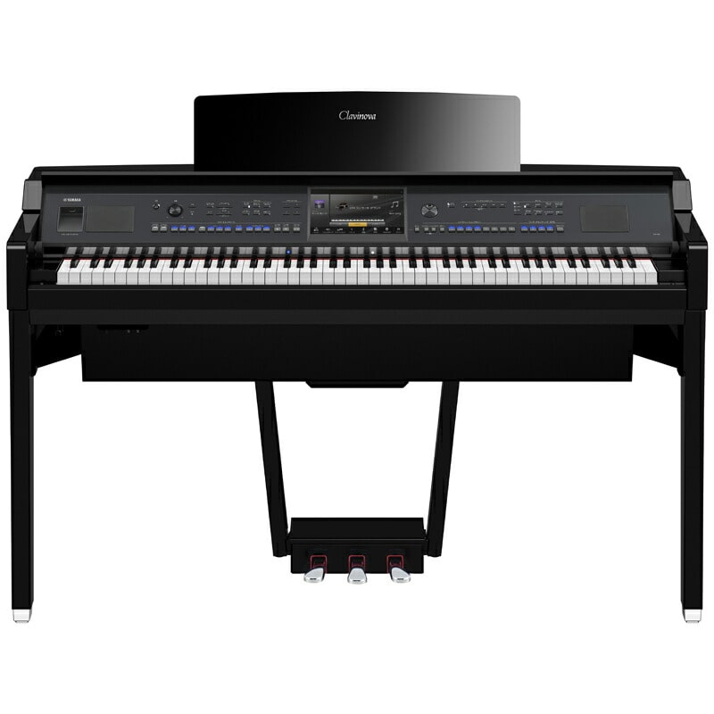 YAMAHA CVP-909PE 黒鏡面艶出し クラビノーバ 電子ピアノ ヘッドフォン