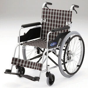 車椅子レンタル | アルミ製自走用車いす NC-1CB | 介護用品のNGT