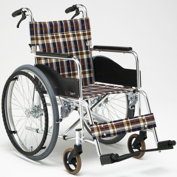 車椅子レンタル | アルミ製自走用車いす 幅広タイプ AR-200B-42 | 介護