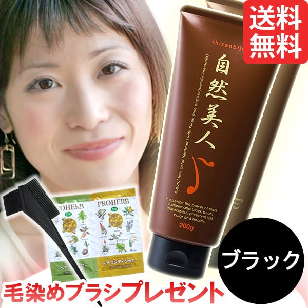 自然美人 ダークブラウン（200g）【2個セット】【アップワード】白髪