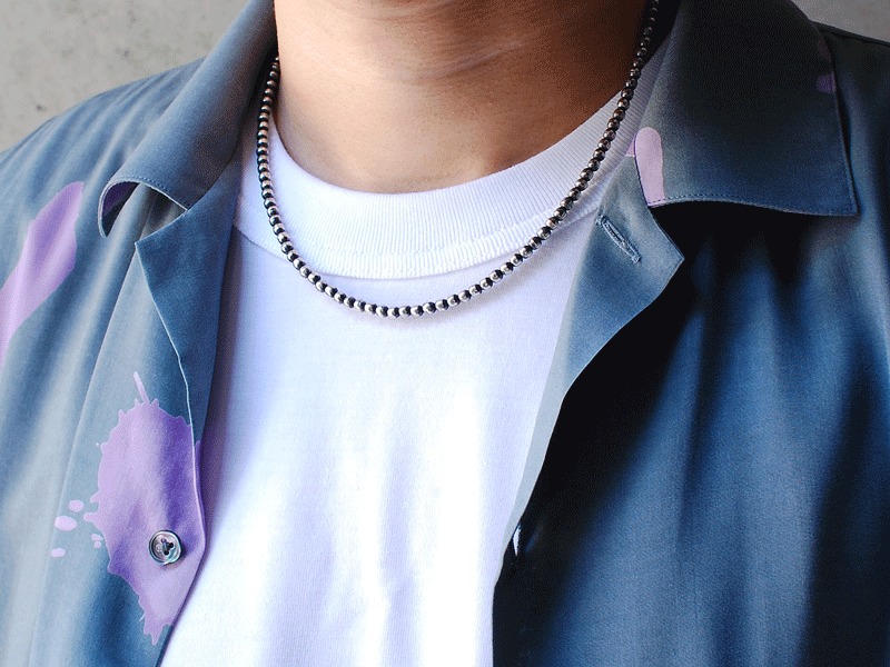 Navajo Pearl Necklace / 4mm/INDIAN JEWELRY（インディアンジュエリー