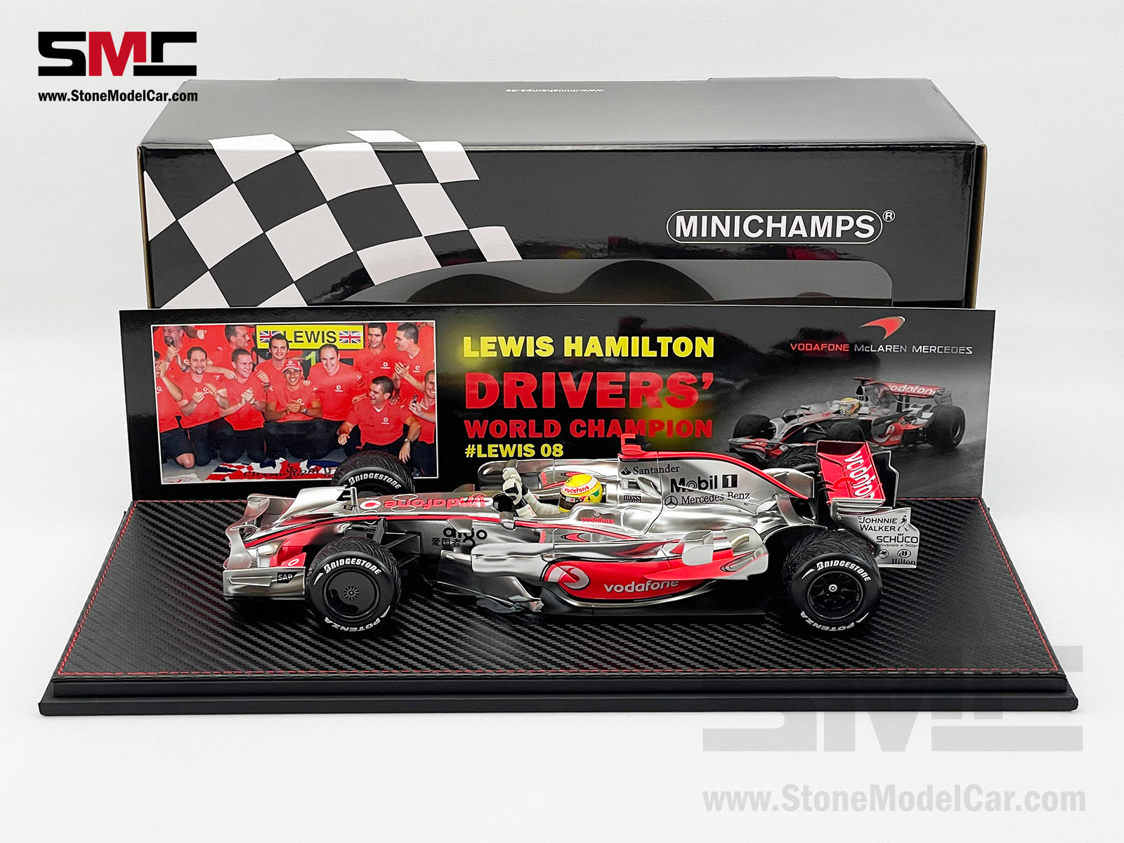 Mclaren Mercedes F1 MP4/23 #22 Lewis Hamilton Brazil GP 2008 World