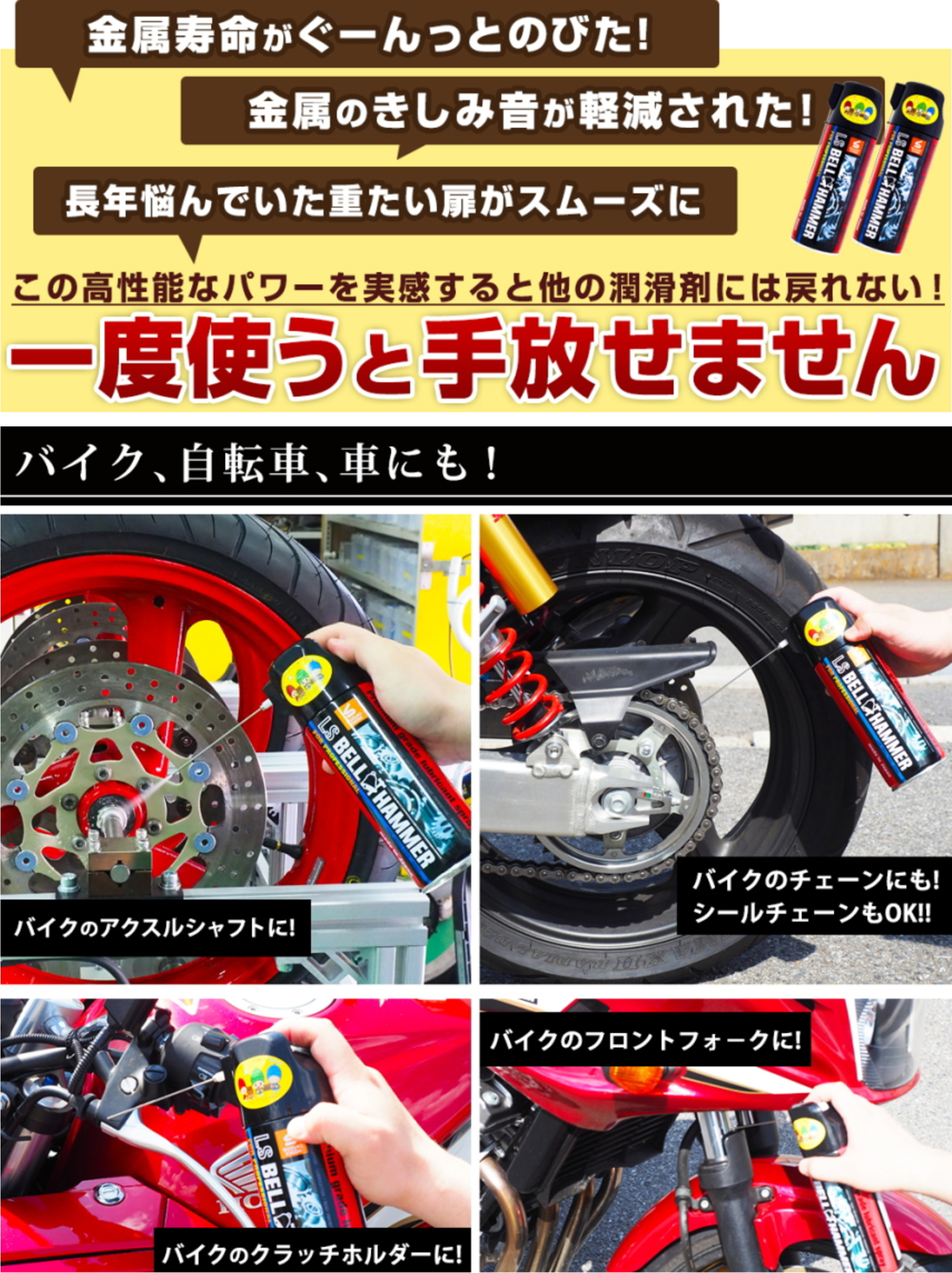 スズキ機工の潤滑剤エルエスベルハンマー｜LS BELL HAMMER