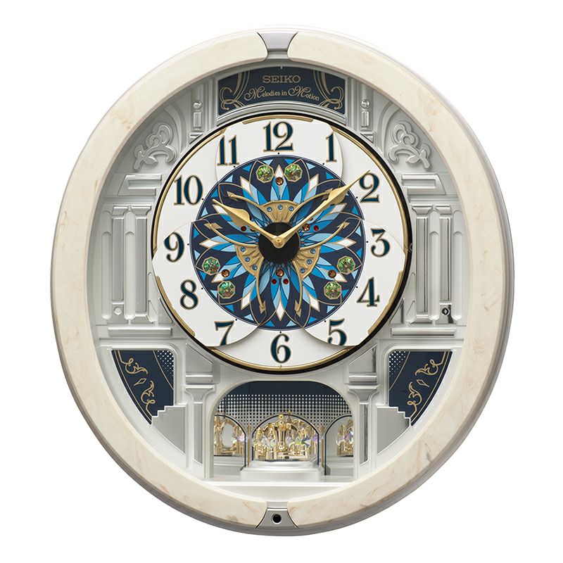 SEIKO EMBLEM（セイコー エムブレム）回転飾り付 電波置き時計