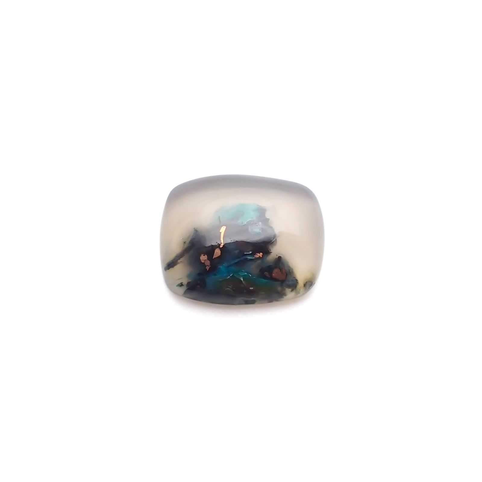 コッパークリソコラインカルセドニー インドネシア産 10.44ct / 16.7