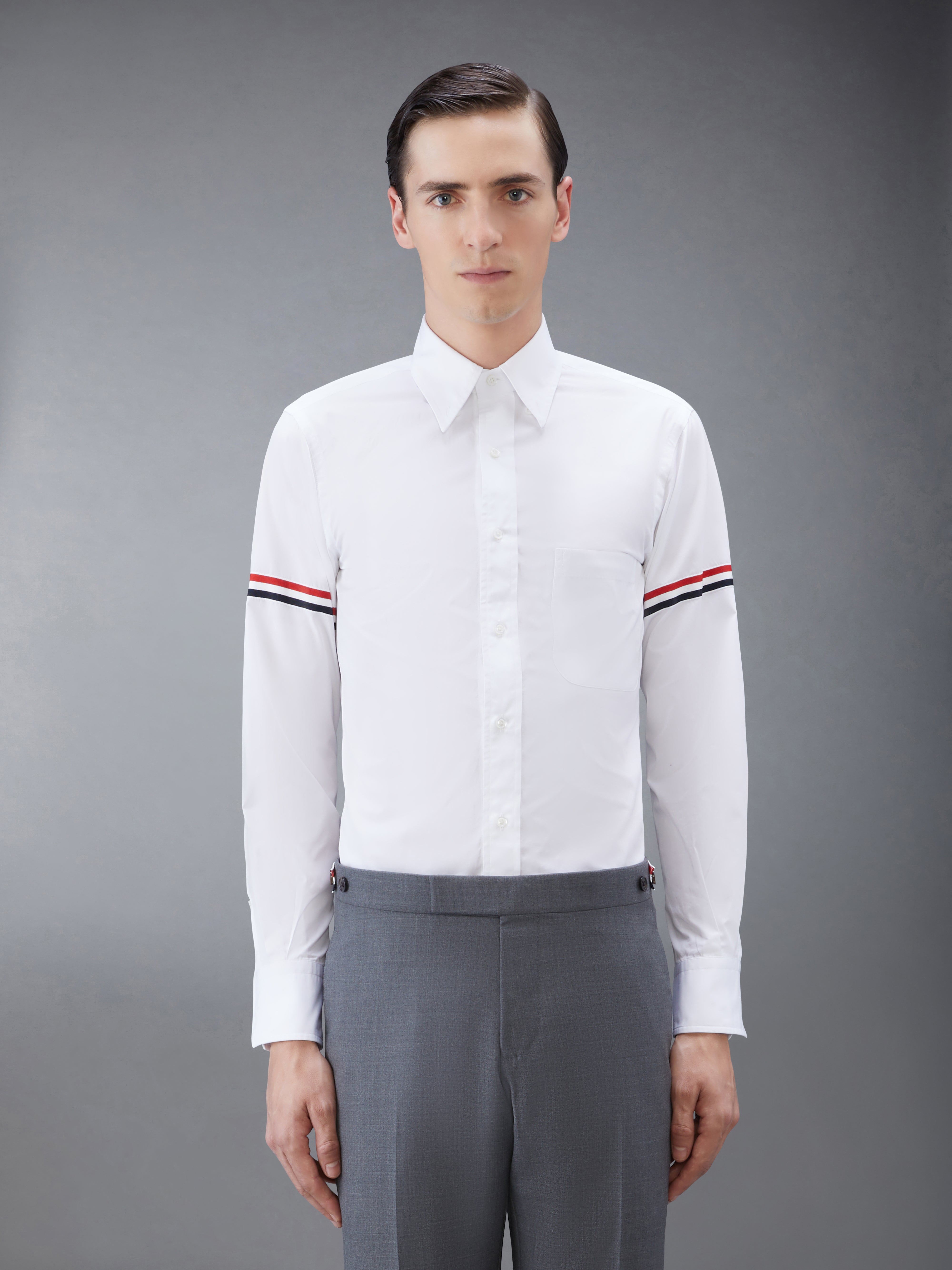 クラシック ポプリン アームバンド シャツ | Thom Browne