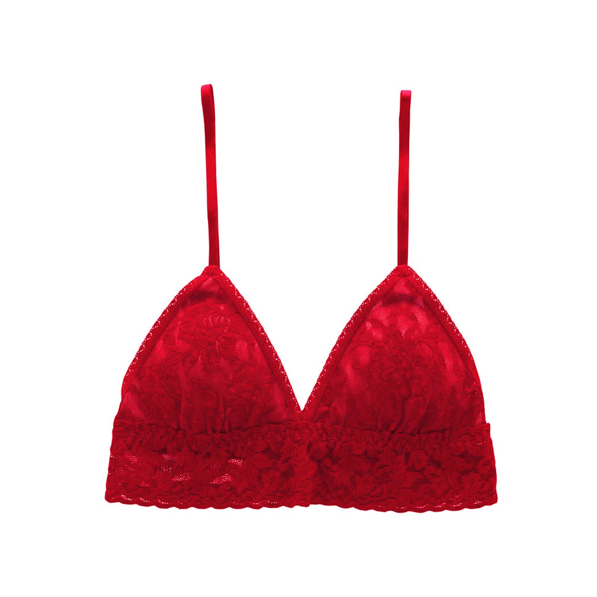 HANKY PANKY シグニチャー レース パッド ブラジャー (レッド)