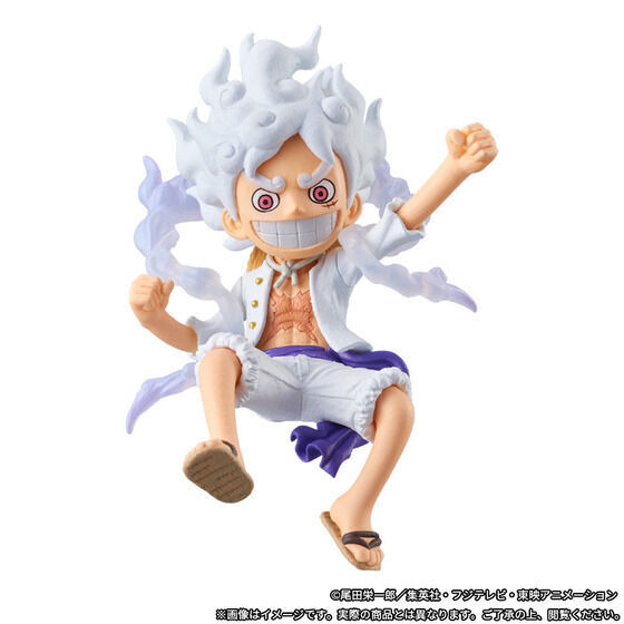 ワンピース」全“ルフィ”集結！ギア2～5までが手のひらサイズに