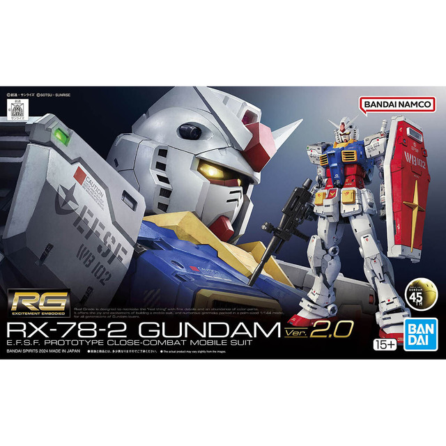 ガンプラRG」“RX-78-2”が究極の再現度で新発売！ 細かなディテール