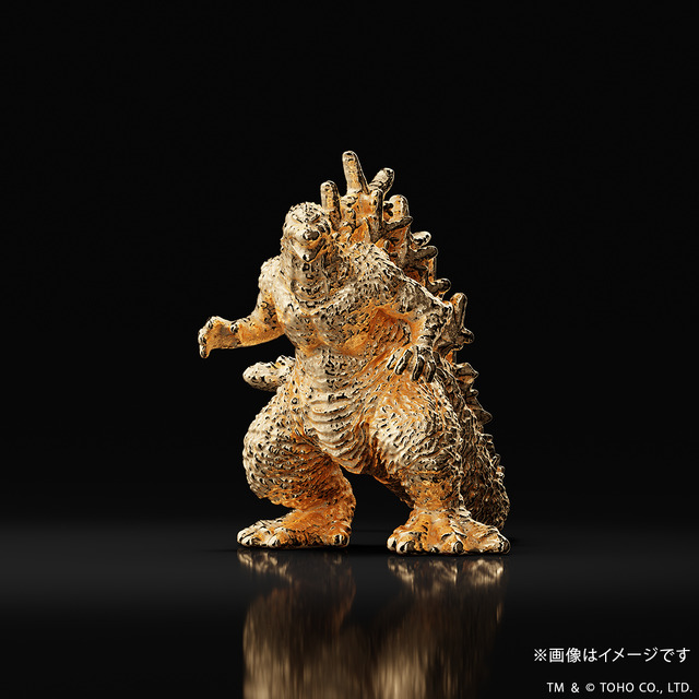 世界で100体限定♪ 「ゴジラ-1.0」金のゴジラ登場！新たなアクション