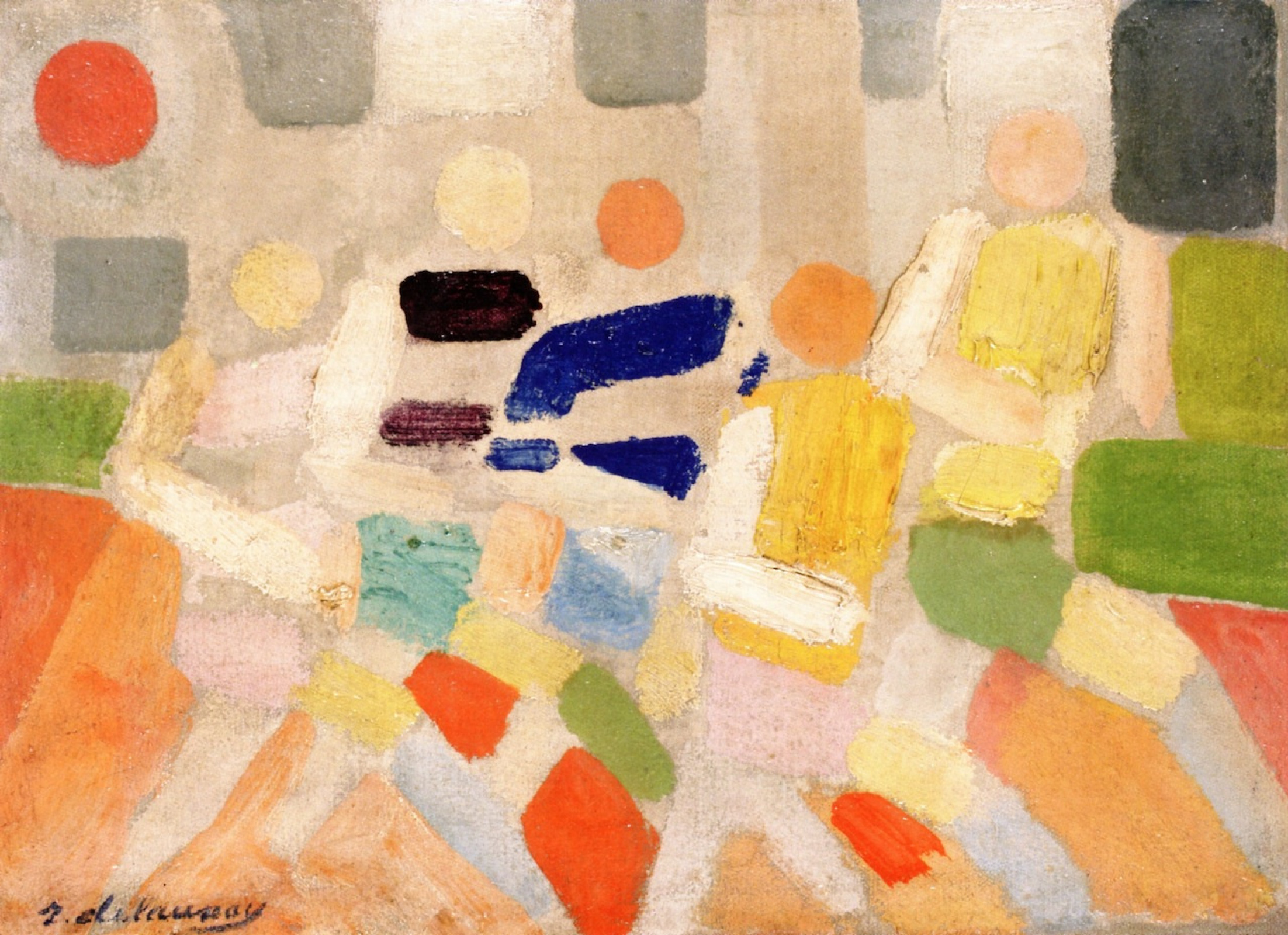 Runners, 1926, 33×24 cm by Robert Delaunay: History, Analysis